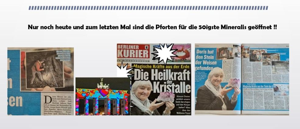 Messe-hier können Sie uns heute noch besuchen!