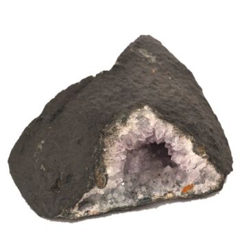 Amethyst Stein | Amethystgeode liegend | Edelstein Amethyst Kristall aus Brasilien | N192