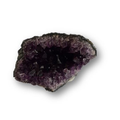 Amethyst Stein, Edelstein Mineral, Kristall Naturstein Drusenstück, echter Edelstein N244