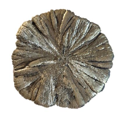 Pyritsonne Edelstein eine Mineralien Rarität, sehr schöne Scheibe aus Illinois, N65