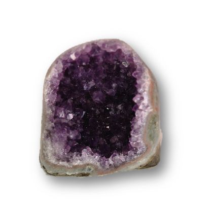 Amethyst Drusenstück-Standobjekt, aus Uruguay, rundum poliert, N149