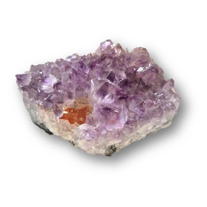 Amethyst Drusenstück helle Spitzen, Edelstein-Rohstein echt aus Brasilien, N603