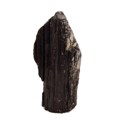 Schwarzer Turmalin Rohstein (Schörl) aus Brasilien – Naturbelassenes Standobjekt, N530