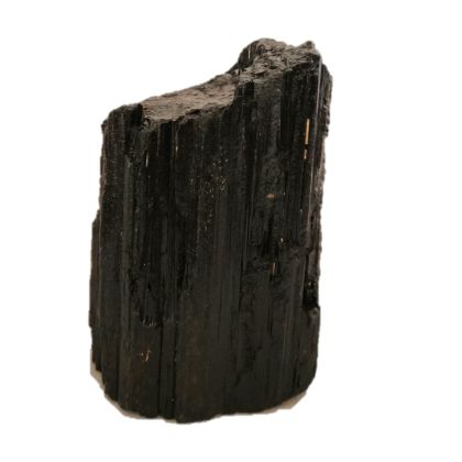 Turmalin Rohstein schwarz (Schörl) aus Brasilien – Standobjekt Natur belassen, echt, N670