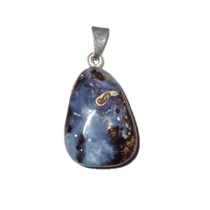 Boulder Opal Kettenanhänger mit Silber Öse – Naturbelassener Opal Schmuckanhänger, N544