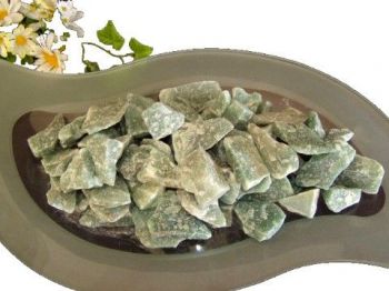 Aventurin Edelstein Rohsteine | Dekosteine kleine Stücke | abgepackt 1 kg | zur Dekoration für Brunnen oder Pflanzen, Schalen