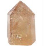 Citrin Spitze Standspitze groß, Edelstein Kristall Energiespitze, Standobjekt Naturcitrin echt, N643