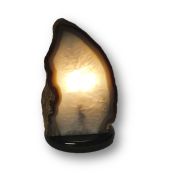 Achat-Lampe Edelsteinlampe, Naturstein-Lampe für Wohn-und Schlafräume und für Ihren Bürotisch,N212
