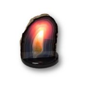 Edelsteinlampe Achat , Naturstein-Achatlampe für Wohn-und Schlafräume , Wintergarten,N217