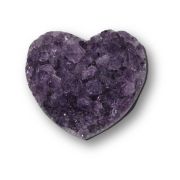 Amethyst Edelstein Herz, Handschmeichler Edelstein-Rohstein Dekoherz, Sehr schönes Geschenk für Ihre Freunde und Liebsten