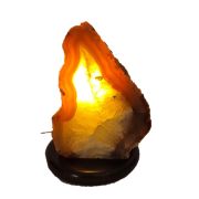 Edelsteinartikel, Achat Edelstein Lampe, Schönes Licht für Ihre Wohnräume, Einschlafhilfe N191