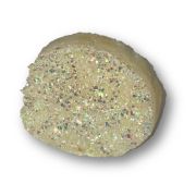 Bunt-bedampfte Bergkristall-Gruppen –Regenbogen-Schimmer, echte Eyecatcher mit Edelmetall-Glanz, N158