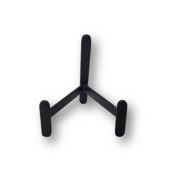 Edelsteinscheiben Ständer klein, Metall-stabil, Handarbeit, Halter für Achat- oder andere Steinscheiben zum dekorativem aufstellen