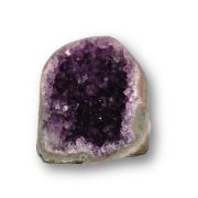 Amethyst Drusenstück-Standobjekt, aus Uruguay, rundum poliert, N149