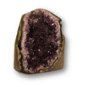 Amethyst Standobjekt, Edelstein Druse stehend, Dekoration, N307