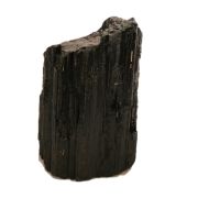 Turmalin Rohstein schwarz (Schörl) aus Brasilien – Standobjekt Natur belassen, echt, N670