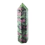 Rubin-Zoisit Spitze – Polierte-Standspitze, Sammlerstück, Meditation, Dekoration, N104