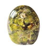 Grüner Opal edel poliertes Standobjekt, Edelstein Deko & Sammlerstück aus Madagaskar, N 352