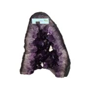 Amethyst Druse aus Brasilien – Dunkle Amethyst Kristallspitzen, Naturbelassene Geode, N220