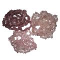 Rosenquarz-hell Edelstein Armband, Rosa Kristall Stretch-Armband, Hellrosa Quarz Trommelstein Splitterarmband
