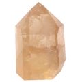 Citrin Spitze Standspitze groß, Edelstein Kristall Energiespitze, Standobjekt Naturcitrin echt, N643