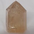 Citrin Spitze Standspitze groß, Edelstein Kristall Energiespitze, Standobjekt Naturcitrin echt, N643