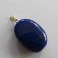 Lapis Lazuli Stein Ketten-Anhänger, Lapislazuli Schmuck, Echter Edelstein Lapis-Lazuli
