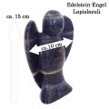Lapislazuli Engel Figur XL, Edelsteinengel-Lapis, dein persönlicher Schutzengel, besonderes Geschenk, Dekoration, ca. 15 cm