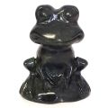 Frosch Edelstein Tier Figur , Feng-Shui Glücksbringer, für Fenster, im Bad, Wintergarten