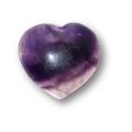 Edelstein Herz Handschmeichler, Deko-Herz aus Regenbogen-Fluorit