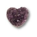 Amethyst Edelstein Herz, Handschmeichler Edelstein-Rohstein Dekoherz, Sehr schönes Geschenk für Ihre Freunde und Liebsten