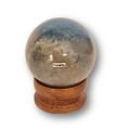 Edelstein-Trolleit-Kugel aus Brasilien, Troleita Edelsteinkugel inkl. Ständer, N252