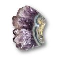 Amethyst Drusenstück-Standobjekt, aus Uruguay, rundum poliert, N188
