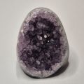 Amethyst Drusenstück-kleines Standobjekt, rundum poliert, helle Kristalle, N169