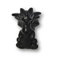 Drache aus schwarzem Obsidian, Obsidian-Drachen handgefertigt, Edelsteintier, ca. 7 cm, Fantasy Figur, spirituelles Geschenk