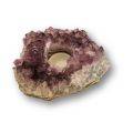 Amethyst Kerzenhalter – Edelstein-Teelichthalter Naturstein Deko & Geschenkidee, N879