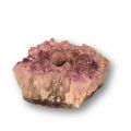 Amethyst Kerzenhalter – Edelstein-Teelichthalter, Naturstein Deko & Geschenkidee, N137
