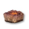Amethyst Kerzenhalter – Edelstein-Teelichthalter, Naturstein Deko & Geschenkidee, N137