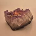 Amethyst Kerzenhalter – Edelstein-Teelichthalter, Naturstein Deko & Geschenkidee, N137