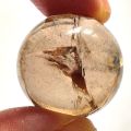 Rauchquarz Kugel klein, Edelstein Kristall Handschmeichler, ca. 23 mm Ø