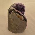 Amethyst Standobjekt, Edelstein Druse stehend, Dekoration, N307