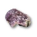 Amethyst Drusenstück liegend, Edelstein-Rohstein echt aus Brasilien, N454
