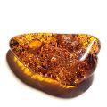 Bernstein-Anhänger – baltischer Amber, gebohrter Amber Stein in unregelmäßiger Form, N394