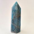 Apatit Edelstein Standspitze, Kristall-Turm, Deko-Obelisk, Meditation, Chakra Stein, Energiestein, N67