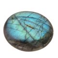 Labradorit Handschmeichler Blau Schimmernd, Unikat, Edelstein aus Madagaskar für Meditation & Deko, N65