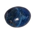 Blauer Apatit polierter Trommelstein, Edelstein Handschmeichler, N98