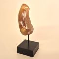 NEU! Achatgeode mit Metallständer – echter Achat- Geode aus Brasilien – dekorative Naturstein-Deko – Unikat – Geschenkidee N170