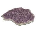 Amethyst Drusenstück hellviolett, natürliche Kristallstufe, Ladeschale, Edelstein Dekoration Sammlerstück, N598