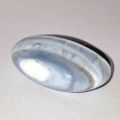 Blauer Opal Trommelstein Madagaskar, himmelblauer Edelstein, Handschmeichler poliert, Geschenk für Edelsteinliebhaber, N22