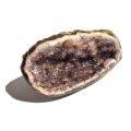 Amethyst kleine Geode, Natur belassen, helle Kristalle, Dekoration, Geschenk, N178